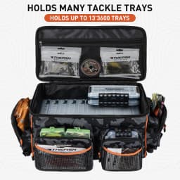 Fishing Tackle Storage Bag Large Capacity Waterproof Fishing Shoulder Bags For 3600/3700 Box 900d Oxford Fishing Sling Packs