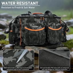 Fishing Tackle Storage Bag Large Capacity Waterproof Fishing Shoulder Bags For 3600/3700 Box 900d Oxford Fishing Sling Packs