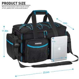 Fishing Tackle Storage Bag Large Capacity Waterproof Fishing Shoulder Bags For 3600/3700 Box 900d Oxford Fishing Sling Packs