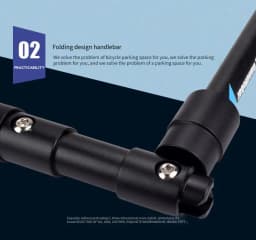 Quick-Release Aluminum Alloy Foldable Handlebar For Electric Scooter/MTB/Folding Bike, Diameter 25.4mm/31.8mm