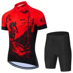 2026 Summer Cycling Jersey Set Men Fluorescent Color MTB Short Sleeve Cycling Clothing Mountain Bike Wear Ropa Ciclismo Uniform