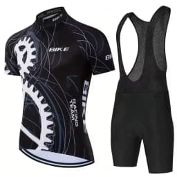 2026 Summer Cycling Jersey Set Men Fluorescent Color MTB Short Sleeve Cycling Clothing Mountain Bike Wear Ropa Ciclismo Uniform