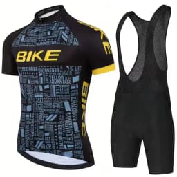2026 Summer Cycling Jersey Set Men Fluorescent Color MTB Short Sleeve Cycling Clothing Mountain Bike Wear Ropa Ciclismo Uniform