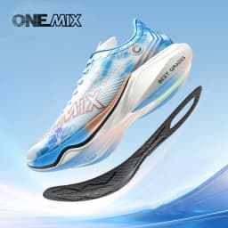 ONEMIX Marathon Nylon Carbon Board Running Racing Shoes, Professional Stable Support, Shock-relief, Ultra-light Rebound Man Snea