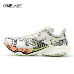 ONEMIX Marathon Nylon Carbon Board Running Racing Shoes, Professional Stable Support, Shock-relief, Ultra-light Rebound Man Snea