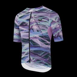 YKYWBIKE 2026 Summer Cycling Jersey Road Bike Tops Maillot Short Seamless Sleeve Purple Shirt Collarless Breathable Slim Fit