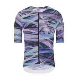 YKYWBIKE 2026 Summer Cycling Jersey Road Bike Tops Maillot Short Seamless Sleeve Purple Shirt Collarless Breathable Slim Fit