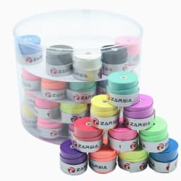 ZARSIA 60pcs Super Sticky Thin Tennis Badminton Racket Hand Glue Sweatband Wear-Resistant Non-Slip Enhanced Grip & Performance