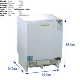 DC Compressor RV Refrigerator 12V/24V/48V, Solar Battery Powered Fridge Freezer Special for Camper Yacht Caravan Off-Grid Travel