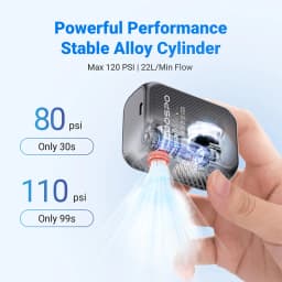 COOSPO AP-E1 Electric Air Pump Portable Inflator 120PSI MTB Road Bike Accessories for Bike Schrader Presta Tires