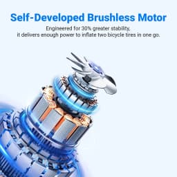 COOSPO AP-E1 Electric Air Pump Portable Inflator 120PSI MTB Road Bike Accessories for Bike Schrader Presta Tires
