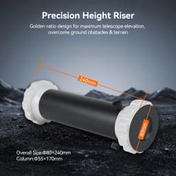 Svbony SV225H Telescope Tripod Riser Azimuth Mount Riser Compatible with Mainstream Alt-Azimuth Astronomical Mounts