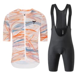 YKYWBIKE Men's Cycling Suit Jersey Slim Fit Road Bike Kits Bib Shorts Bicycle Clothing Pro Team Riding Summer Maillot Sets