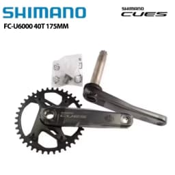SHIMANO CUES FC-U6000 Crankset 32T/40T Chainring 170mm 1x11s/10s/9s 2-PIECE CRANKSET For MTB Cycling Part Original
