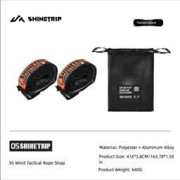 SHINETRIP Wind Whisper Tactical Rope for Tent Canopy Strap Compact And Portable Tent Canopy Strap For Outdoor Camping