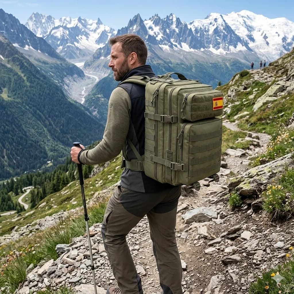 50L Tactical Backpack Large Capacity Outdoor Rucksack 3 Day Fitness Hiking Bag Hiking Camping Gear Backpacks