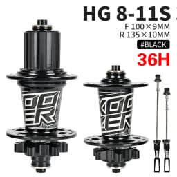 KOOZER XM490 Rear MTB Hub 6 Pawls 72 Clicks 4 Sealed Bearings QR 10x135 Thru 12x142 28/32/36H Disc Brake 8-12S Mountain Bike Hub