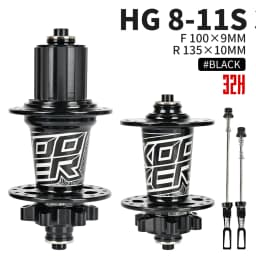 KOOZER XM490 Rear MTB Hub 6 Pawls 72 Clicks 4 Sealed Bearings QR 10x135 Thru 12x142 28/32/36H Disc Brake 8-12S Mountain Bike Hub