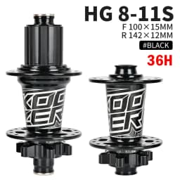 KOOZER XM490 Rear MTB Hub 6 Pawls 72 Clicks 4 Sealed Bearings QR 10x135 Thru 12x142 28/32/36H Disc Brake 8-12S Mountain Bike Hub