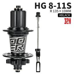 KOOZER XM490 Rear MTB Hub 6 Pawls 72 Clicks 4 Sealed Bearings QR 10x135 Thru 12x142 28/32/36H Disc Brake 8-12S Mountain Bike Hub