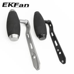 EKFan 135MM Aluminum Alloy EVA Knob Jigging Baitcasting Fishing Reel Handle for A/S/D 7*4/8*5mm Hole Lure Reel DIY Parts