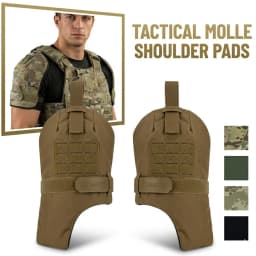 Tactical Shoulder Pads Detachable Arm Guard Extension Kit Molle Compatible Military Vest Accessories Airsoft Gear Equipment