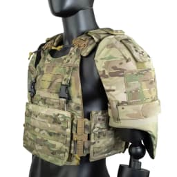 Tactical Shoulder Pads Detachable Arm Guard Extension Kit Molle Compatible Military Vest Accessories Airsoft Gear Equipment