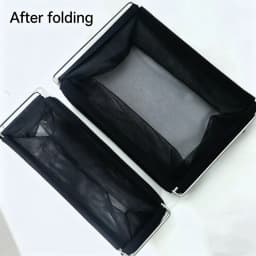 Portable 1 Unit Net Drain Basket Outdoor IGT Camping Folding Storage Box 1 Unit Lightweight Mesh Drain Basket IGT Accessories