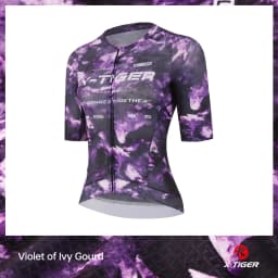 X-TIGER Women's Cycling Jersey Summer Slim Fit Breathable Quick-drying Cycling Jersey Mountain Road Bicycle Pro Cycling Jersey