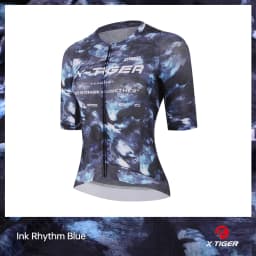 X-TIGER Women's Cycling Jersey Summer Slim Fit Breathable Quick-drying Cycling Jersey Mountain Road Bicycle Pro Cycling Jersey