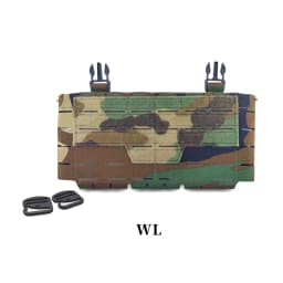 New Tactical Chest Hanging Main Body Front Panel Bag for ARC Placard V4 Vest Triple 5.56 Magazine Storage Pouch