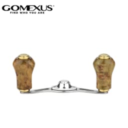 Gomexus 80mm BFS Baitcasting Reel Handle Vintage Cypress Wood Knob for Stream Trout Shimano Calcutta Conquest Aldebaran