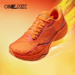 ONEMIX New Man Carbon Board Running Shoes Shock Absorption High Elasticity Breathable Sports Shoes for Comprehensive Training
