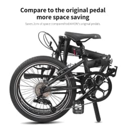 For Dahon Bicycle Foldable Bearing Pedals For Road Mountain Folding Bike Universal Quick Release Aluminum Alloy Bearing Pedals