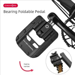 For Dahon Bicycle Foldable Bearing Pedals For Road Mountain Folding Bike Universal Quick Release Aluminum Alloy Bearing Pedals