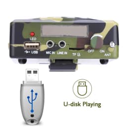 E76 Professional Small Size Sound Amplifiers Decoy Calling Speaker Hunt Tool Remote Remote Control Amplifier Sound Amplifiers
