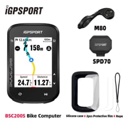 iGPSPORT BSC200S GPS Bike Computer 2.4" Colorful Screen Wireless Bicycle Speedometer Cycling Odometer Bluetooth Ant