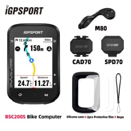 iGPSPORT BSC200S GPS Bike Computer 2.4" Colorful Screen Wireless Bicycle Speedometer Cycling Odometer Bluetooth Ant