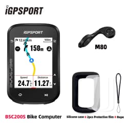 iGPSPORT BSC200S GPS Bike Computer 2.4" Colorful Screen Wireless Bicycle Speedometer Cycling Odometer Bluetooth Ant