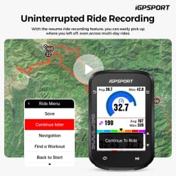 iGPSPORT BSC200S GPS Bike Computer 2.4" Colorful Screen Wireless Bicycle Speedometer Cycling Odometer Bluetooth Ant