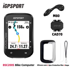iGPSPORT BSC200S GPS Bike Computer 2.4" Colorful Screen Wireless Bicycle Speedometer Cycling Odometer Bluetooth Ant