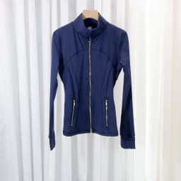 New Version Gold Zipper Slimming Jacket Yoga Stand Collar Coat Slim Fit Quick-Dry Sports Thin GoldThin Twilight Rose Gold Summer