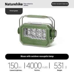 Naturehike Mosquito Killer Lamp USB Rechargeable Camping Electric Mosquito Killer Night Fishing Outdoor Anti Mosquito Light