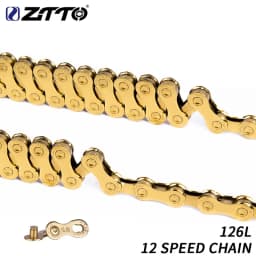 ZTTO Bicycle 12S Gold Chains MTB Road Bike 12 Speed Chain 12V Chain Cycling Accessories With Missing Link Magic Connecter