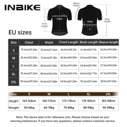INBIKE Men's Cycling Jersey Short Sleeves Summer Quick Drying Breathable Cycling Sports Shirt With 3 Rear Pockets Biking Tops