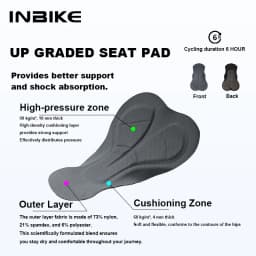 INBIKE Summer Women Cycling Bib Shorts Breathable 3D Padded MTB Bicycle Shorts with Shoulder Straps Bike Biking Bib Shorts Pants