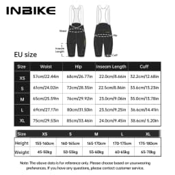 INBIKE Summer Women Cycling Bib Shorts Breathable 3D Padded MTB Bicycle Shorts with Shoulder Straps Bike Biking Bib Shorts Pants