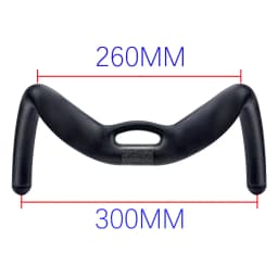 BALUGOE High Rigidity Carbon Fiber Bicycle Track Handle TT Bicycle Handle Sprint Competitions Bicycle Handlebar Breakwind 31.8mm