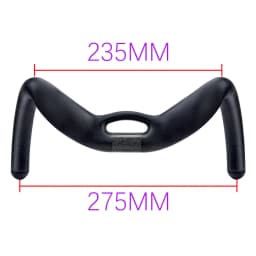 BALUGOE High Rigidity Carbon Fiber Bicycle Track Handle TT Bicycle Handle Sprint Competitions Bicycle Handlebar Breakwind 31.8mm