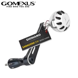 GOMEXU Spinning Reel Saltwater Handle 70mm/90mm With 45mm Knob Compatible Shimano Saragosa SW 5000 6000 8000 14000